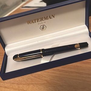 Waterman Phileas Marble Vintage (mid-1990s) rollerball ink pen with box